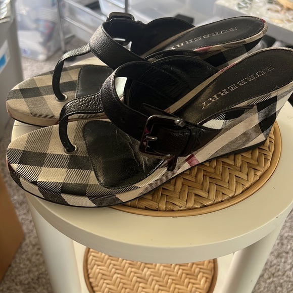 Burberry, wedge sandals in size 40 - Picture 2 of 8